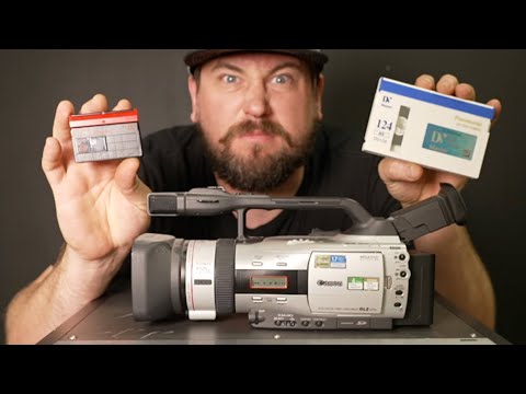 AWESOME MINIDV TAPE CAMERA SETUP!  Sony DHR1000 | CANON GL2 MiniDV