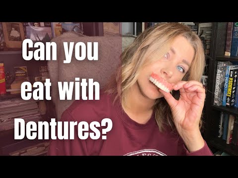 वीडियो: डेन्चर के साथ कैसे खाएं: 10 कदम (चित्रों के साथ)