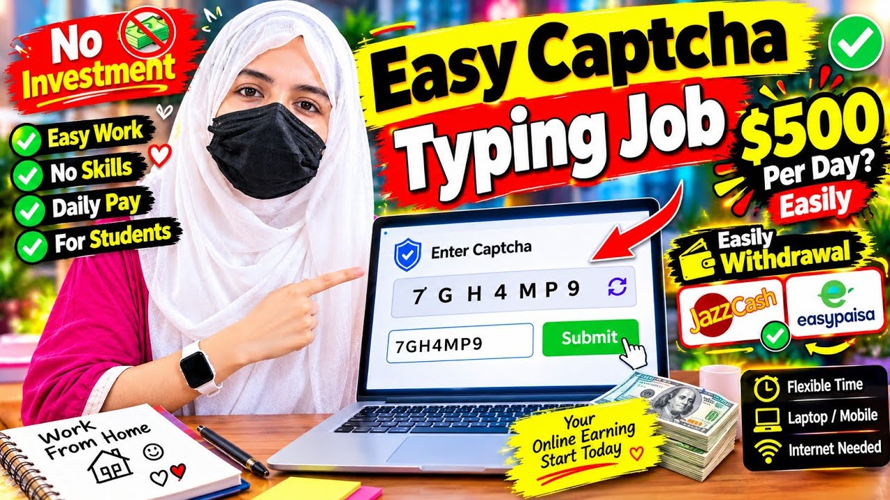 rewrite this title Captcha Typing Job 2026 | 5Captcha & 2Captcha | Step-by-Step Online Earning Guide rewrite this title Captcha Typing Job 2026 | 5Captcha & 2Captcha | Step-by-Step Online Earning Guide