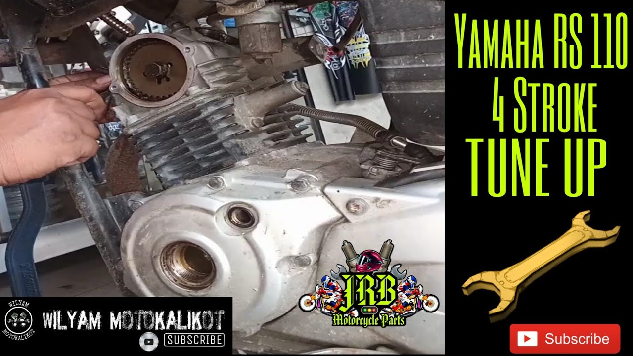 How to tune up Motorcycle ( Yamaha RS 110F 4 stroke) YouTube