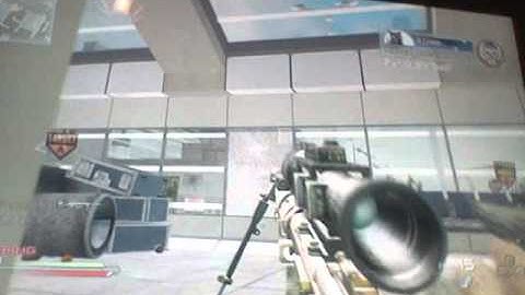 Mw2 hacked lobby...Slow motion!...
