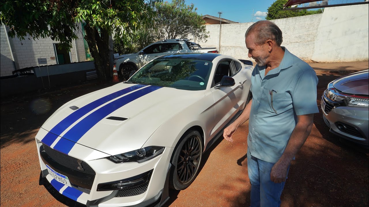 MEU PAI QUER O MUSTANG DE VOLTA ! FICOU LOUCO QUANDO VIU 😱