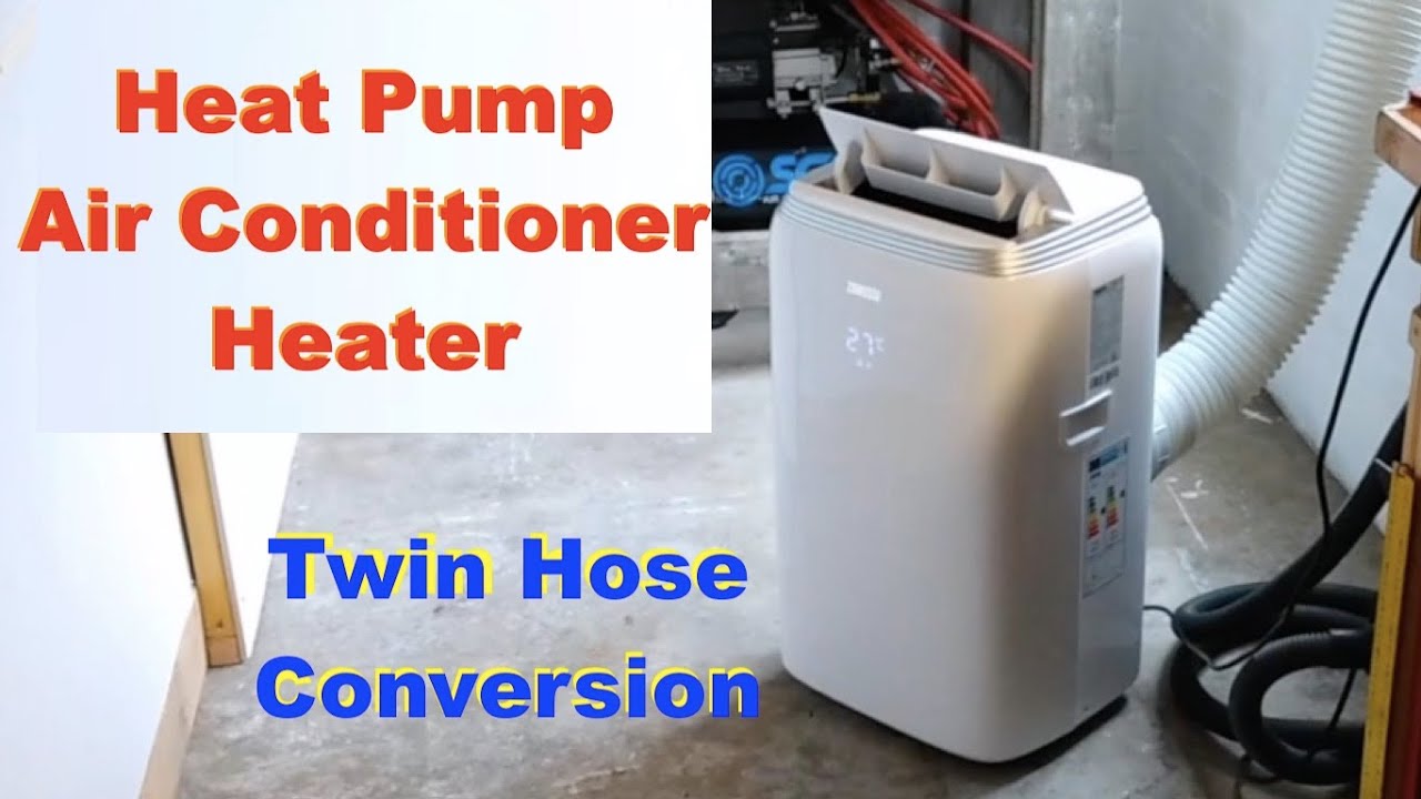 Zanussi Portable Heat Pump Air Conditioner ZPAC9002 Twin Hose