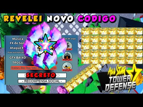 REVELEI!! TODOS OS NOVOS CÓDIGOS ALL STAR TOWER DEFENSE 2023