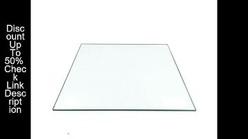 3D Printer Borosilicate Glass Build Plate (120mm-260mm)For Heated Bed Wanhao/Prusa/Anycubic/Creality