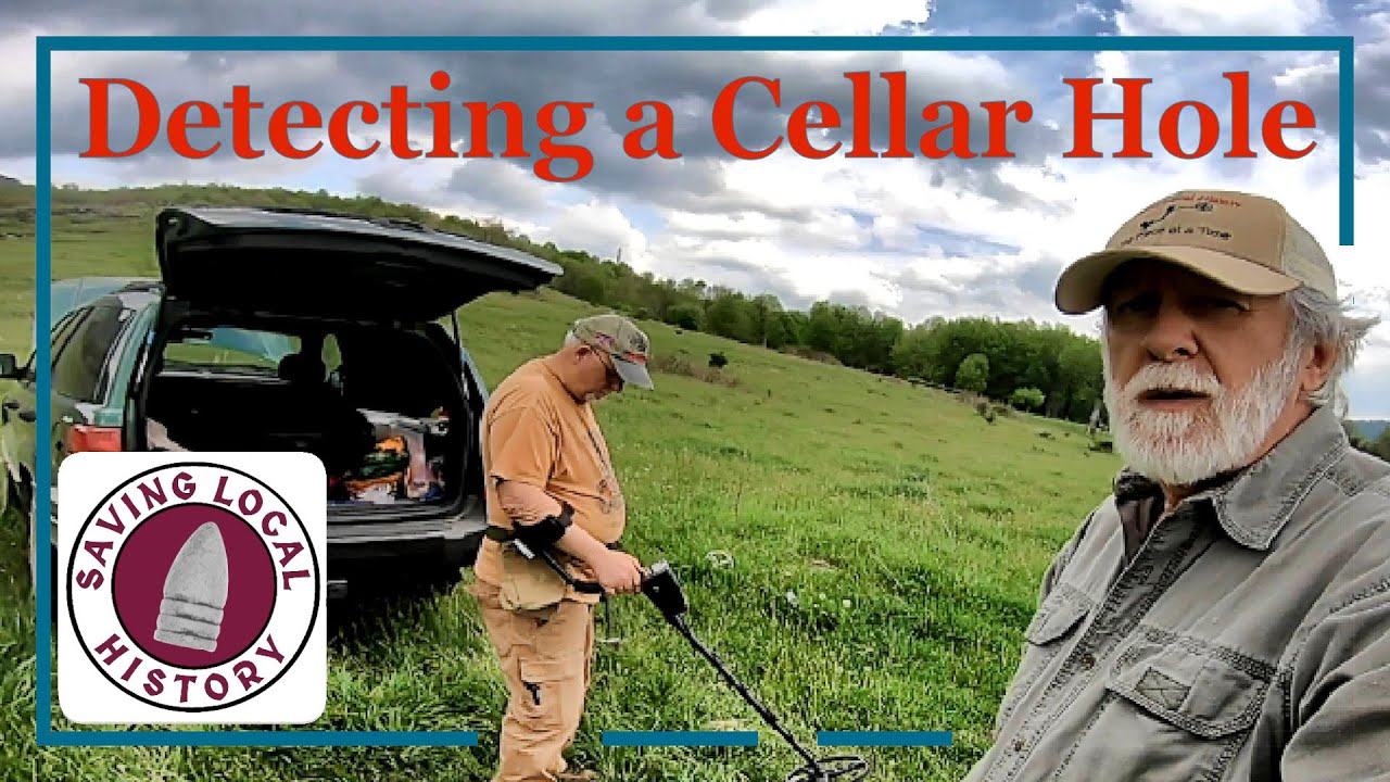 Metal Detecting Old Cellar Hole - Before the Storm - YouTube