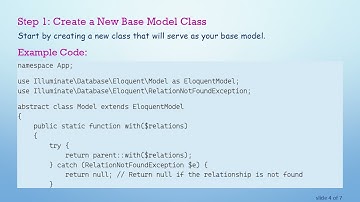 How to Avoid "Call to Undefined Relationship" Errors in Laravel With null Returns