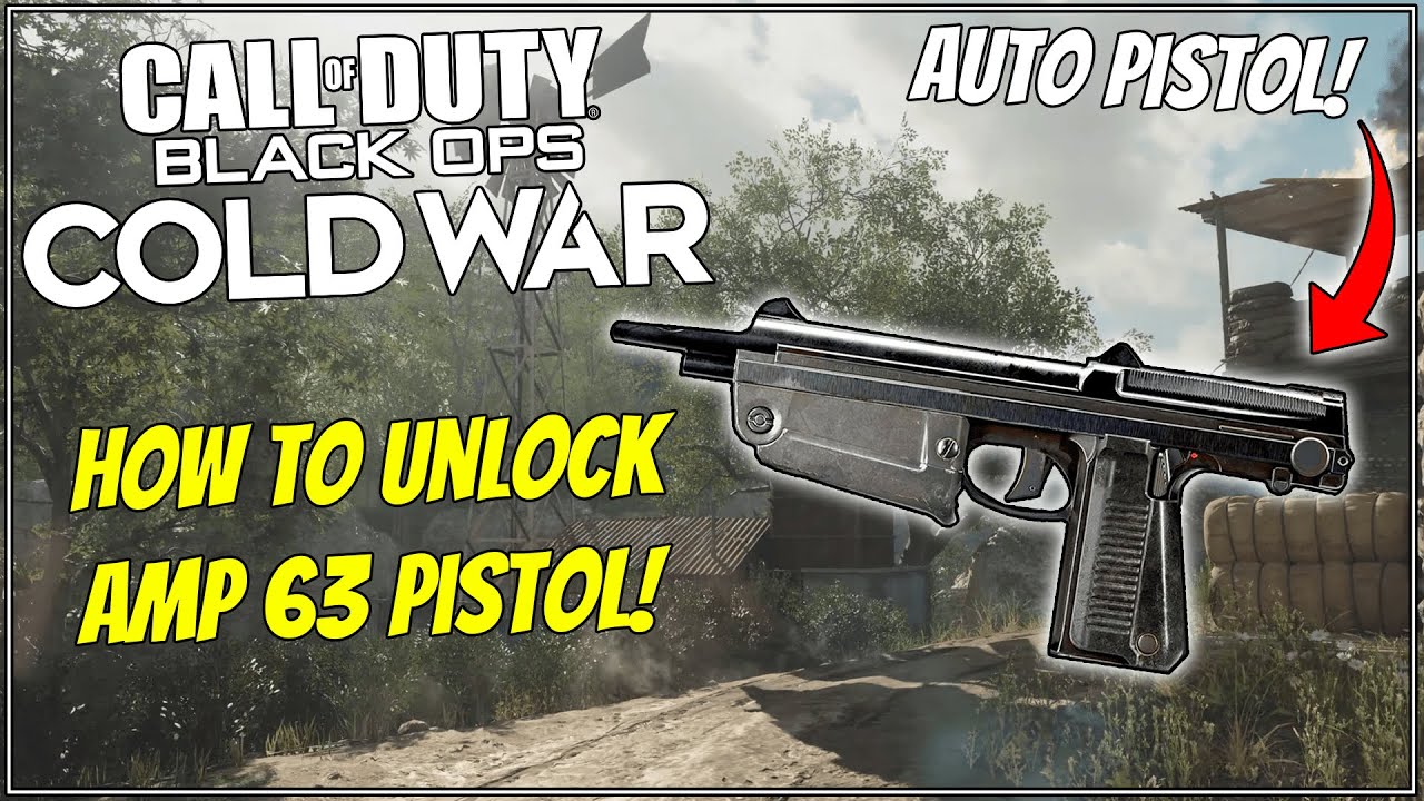 How to Unlock the AMP63 Pistol in Cold War Season 3 Reloaded!