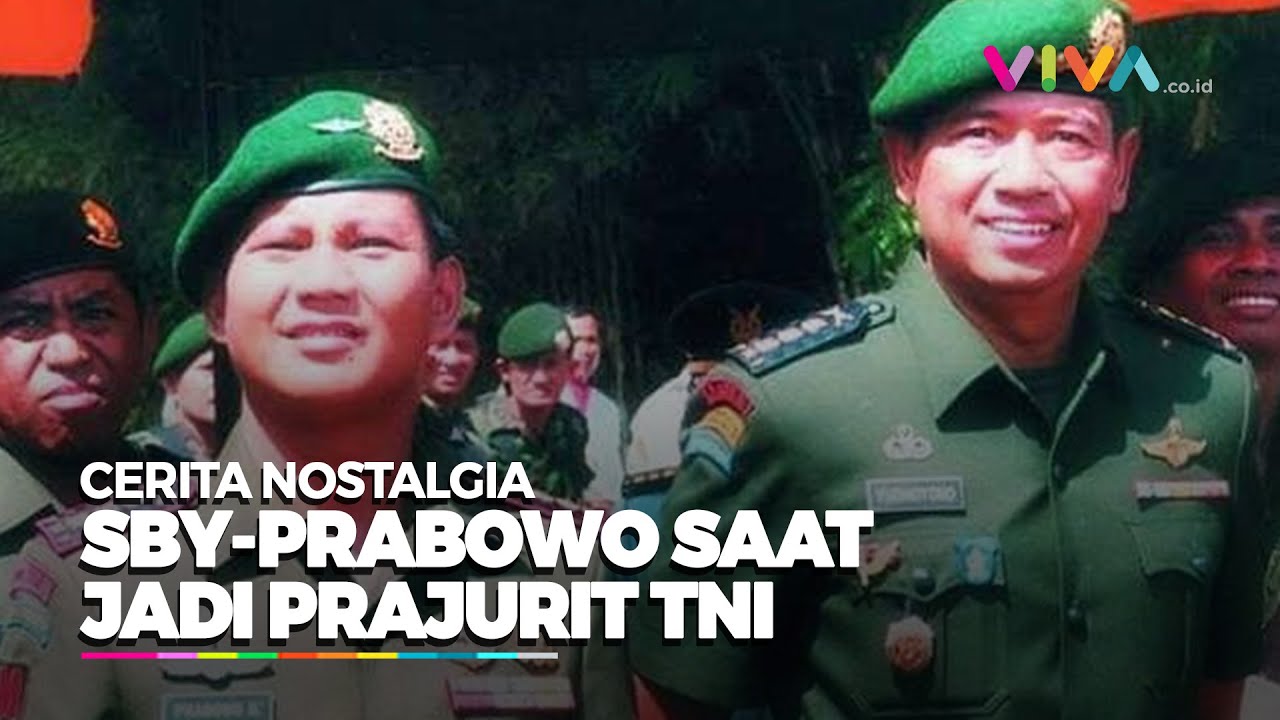 SBY Kenang Masa-masa Bersama Prabowo saat Masih Jadi Prajurit TNI