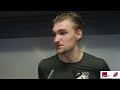 Brennan and Dineen after a 3-2 shootout loss to Boston | NEW JERSEY DEVILS