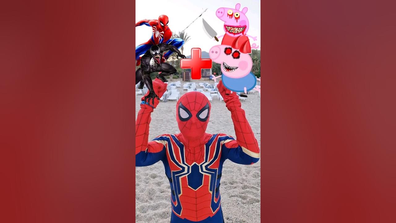 Spiderman and Venom + Peppa Pig and George EXE = Marvel Animation #spiderman #marvel #peppapig Spiderman and Venom + Peppa Pig and George EXE = Marvel Animation #spiderman #marvel #peppapig