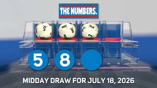 RI Lottery Midday 07/18/2026