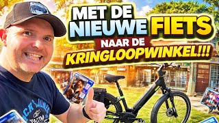 Met De Nieuwe Fiets Naar De Kringloopwinkel