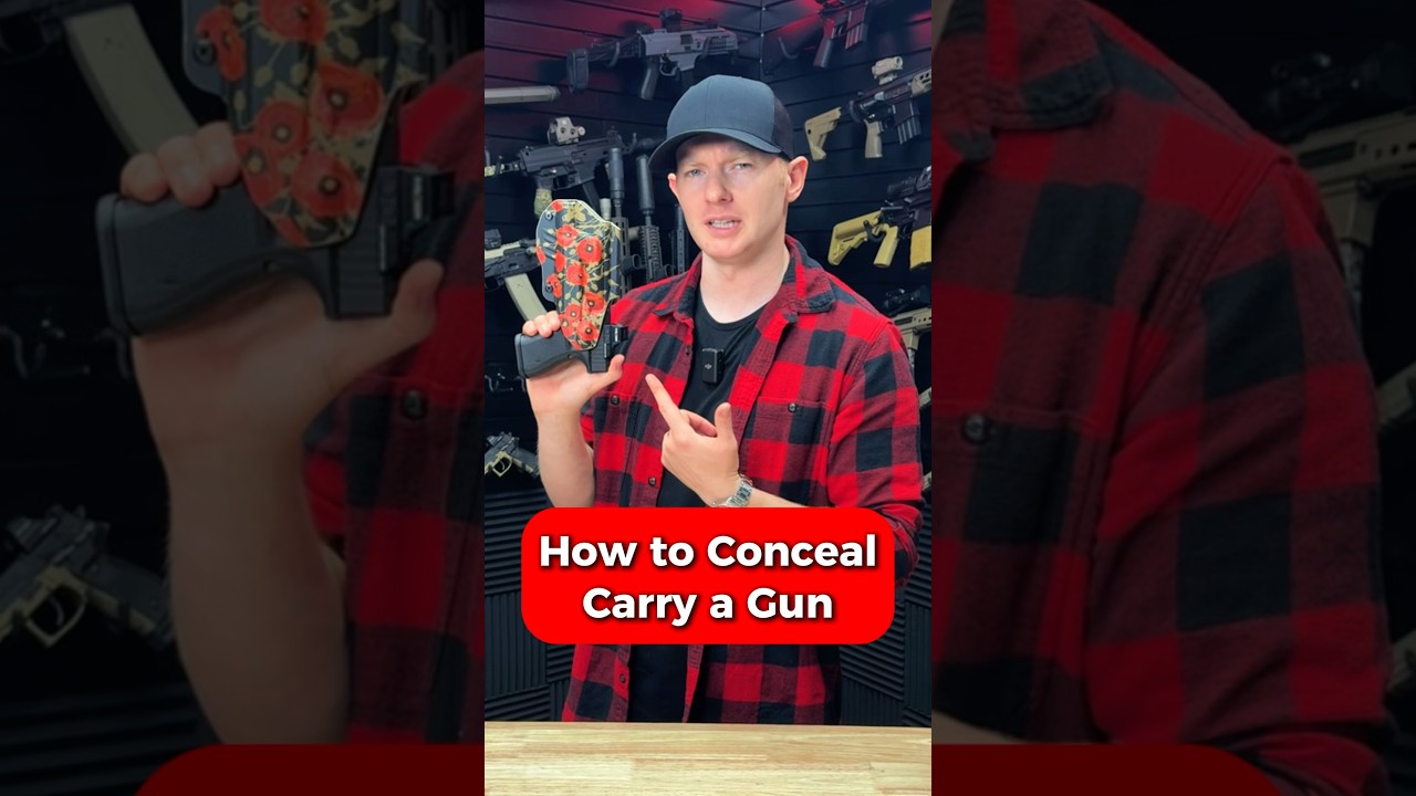How To HIDE a Gun😱 