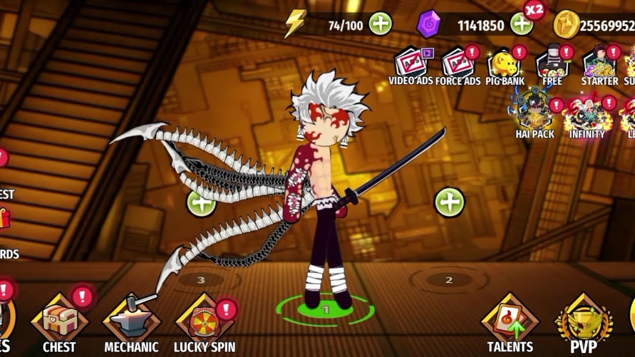 Tanjiro DKT full battle fight#stickan shadow hunter