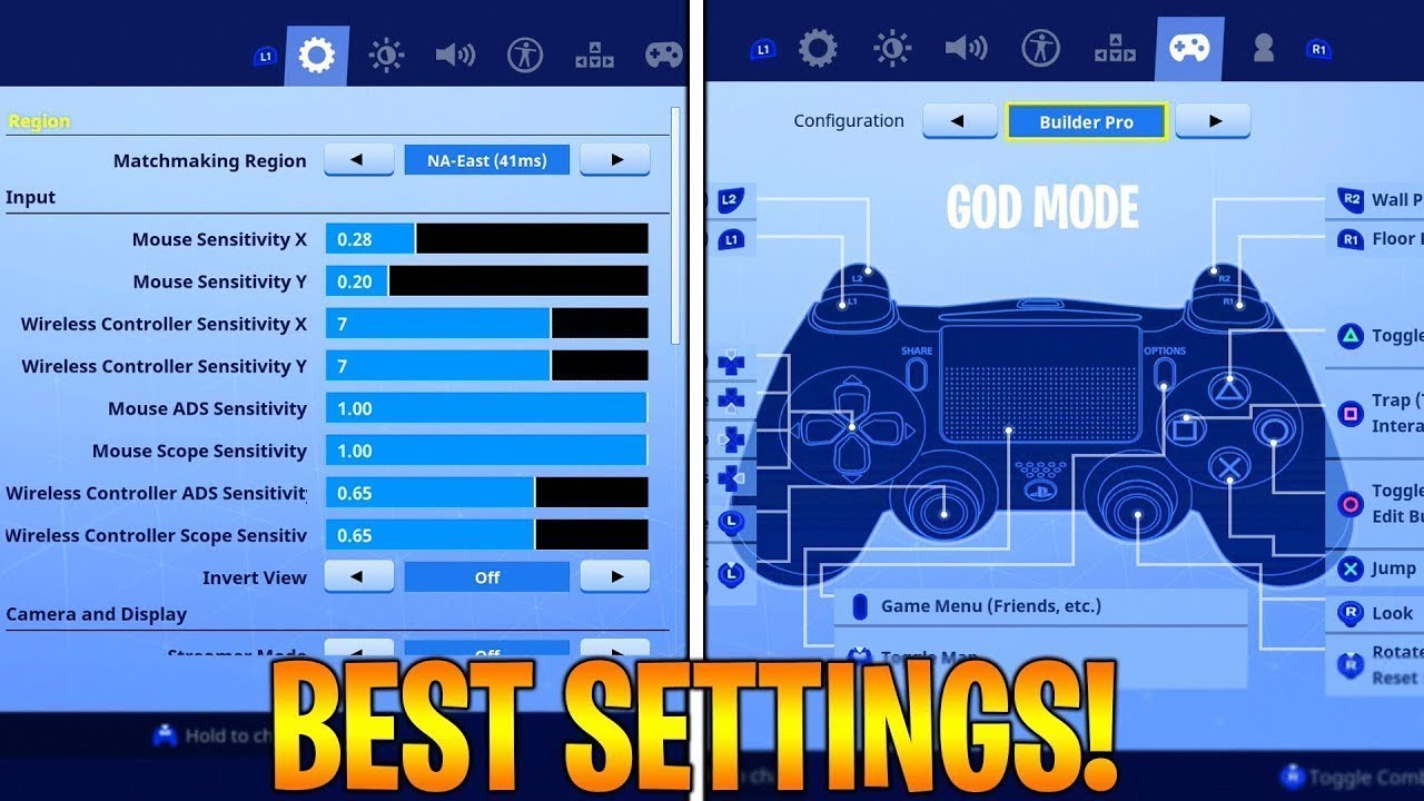 Fortnite Ps4 Best Controller Settings