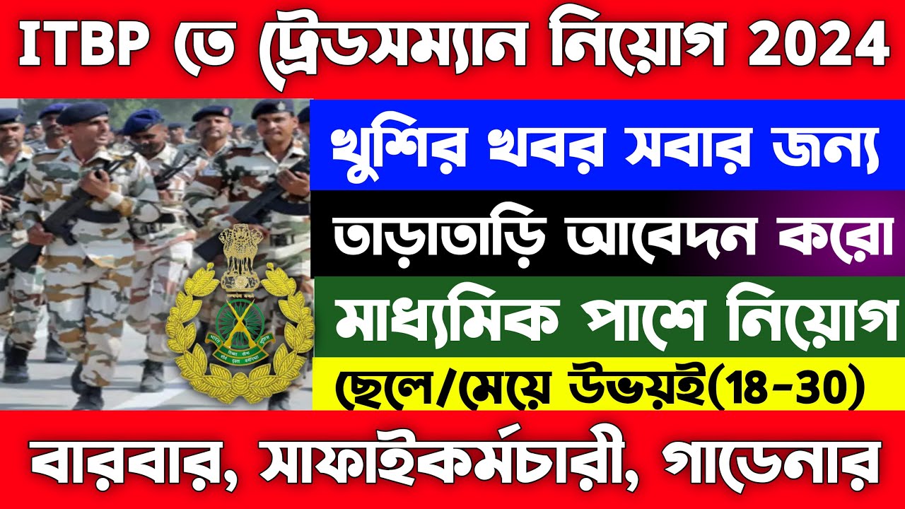 ITBP Constable Tradesman Vacancy 2024 Best Book For ITBP Constable itbp-constable-tradesman-vacancy-2024-best-book-for-itbp-constable