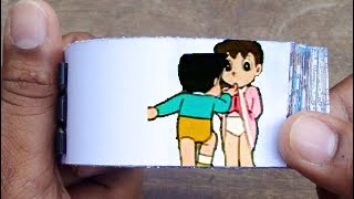 Doraemon Cartoon Flipbook #139 | Suneo Pulls Shizuka Skirt Flip Book | Flip Book Artist 2023