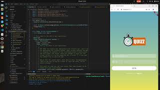 Flutter Quiz App avec Firebase Auth and database storage