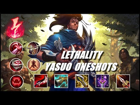 Lethality Yasuo URF Montage #5 - Lethality Yasuo Oneshots - League Of Legends Best Yasuo Plays 2021