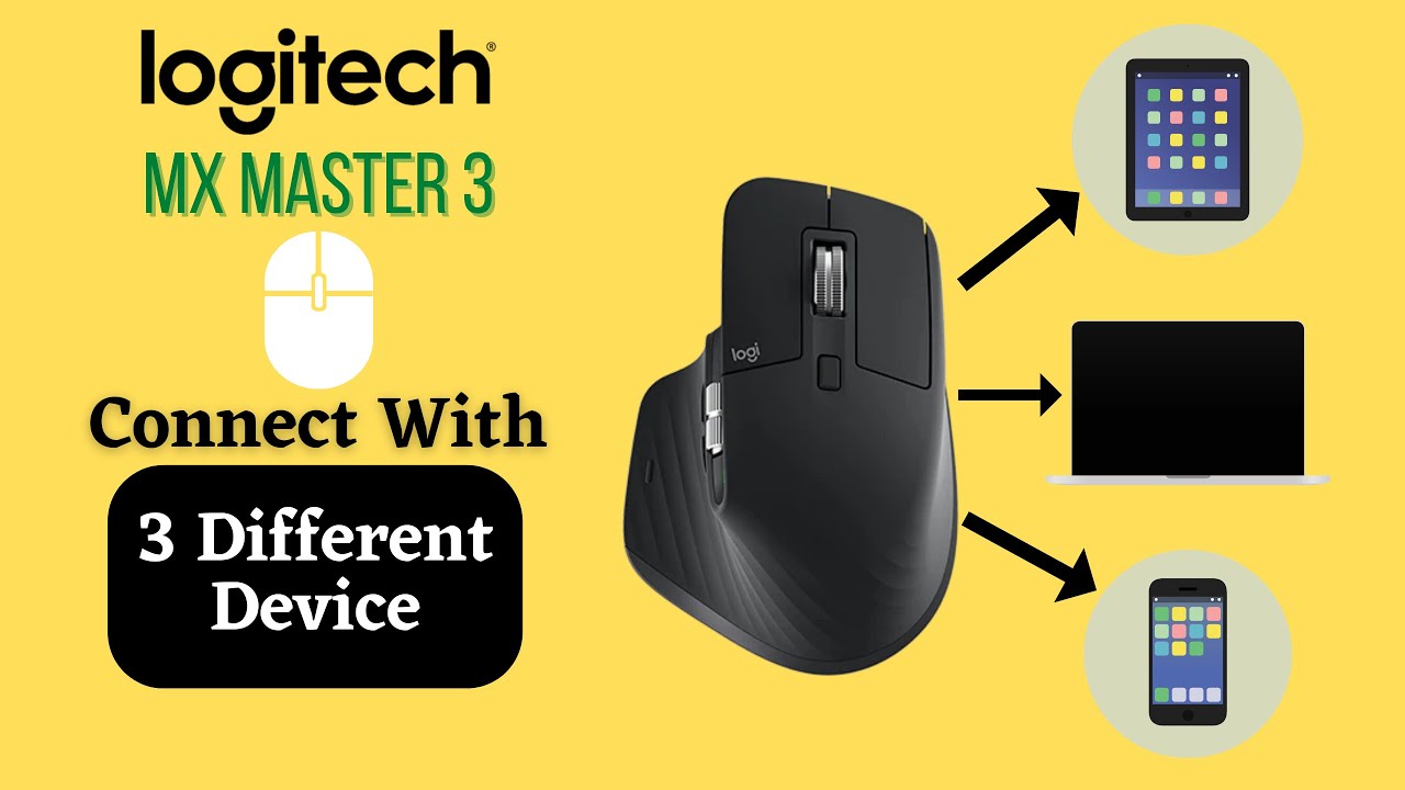 How to Pair/Setup a Logitech MX Master 3 Mouse! [Multiple Devices via  Bluetooth] 