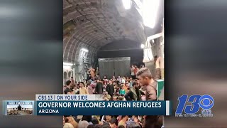 Arizona Governor Welcomes Afghan Refugees