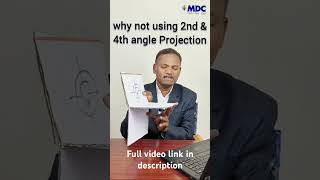 Engineering drawing | Angle of Projection #shorts #tamil