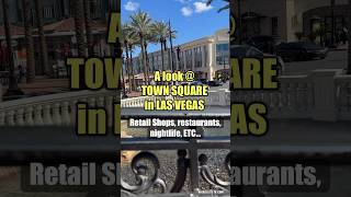 A L👀k ​at TOWN SQUARE LAS VEGAS 🔥 #vegas #restaurants #shortstravel #shortsfood #vegasnightlife