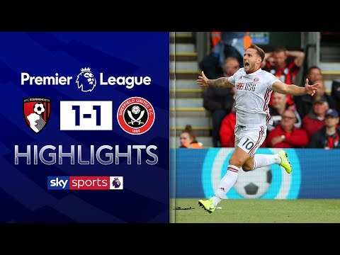 Sharp's late equaliser earns Blades a point! | Bournemouth 1-1 Sheffield United | EPL Highlights