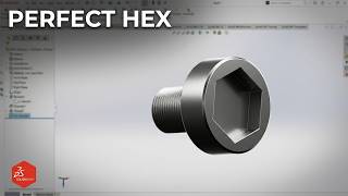 How to Create a Hex Allen Key Slot in SOLIDWORKS | Simple & Easy Method