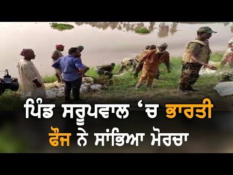 Punjab Floods | ਵੇਖੋ ਫੌਜ ਕਿੰਝ ਕਰ ਰਹੀ ਪਾਣੀ ਰੋਕਣ ਦੀ ਕੋਸ਼ਿਸ਼ | TV Punjab