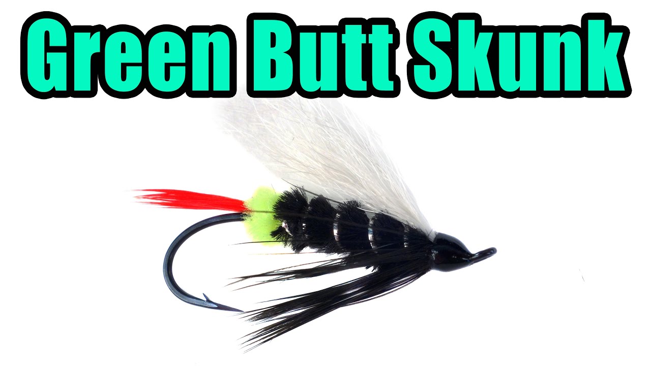 Green Butt Skunk - Classic Spey Style Steelhead Salmon Fly Tying