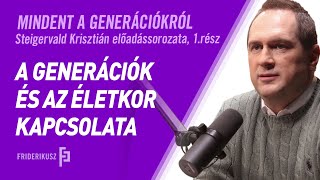 MINDENT A GENERÁCIÓKRÓL, 1.RÉSZ - Steigervald Krisztián , generációkutató / Friderikusz Podcast