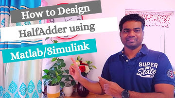 How to Design Half Adder using MATLAB/SIMULINK for Beginners#Model#Test Harness# by JaleelBaigM