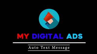 06 Auto Text Message - MY DIGITAL ADS Application tutorial screenshot 1