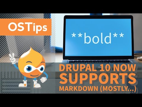 Видео: Drupal 10 Now Supports Markdown (mostly...)