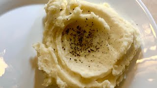 البطاطا المهروسة طبق جانبي (مناسب للاطفال ايضا) mashed potato #mashed_potato#potato#بطاطا_مهروسة