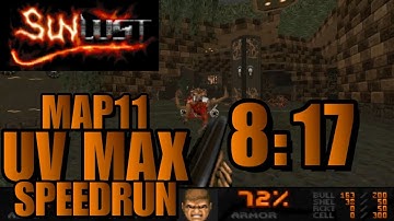 Doom: Sunlust MAP11: "Cave Culture" UV Max in 8:17