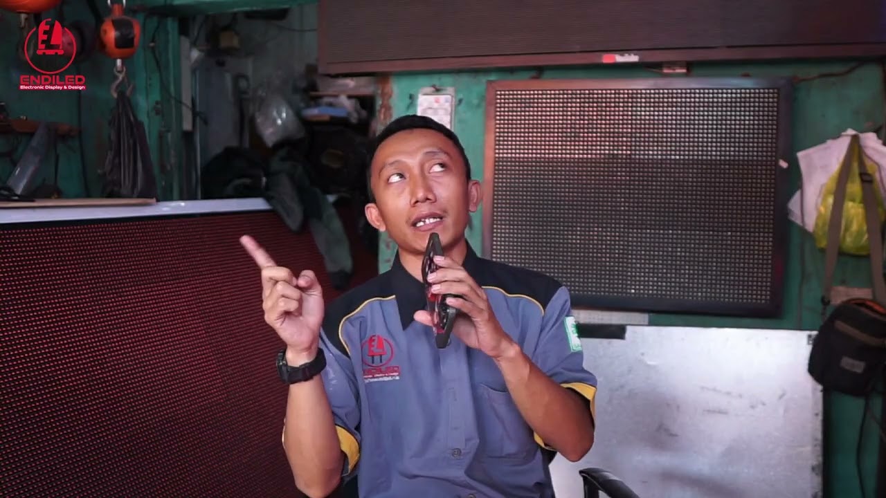 BIKIN LED RUNNING TEXT OUTDOOR 1X7 METER