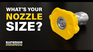 How To Choose The Right Nozzle Size For Your Pressure Washer