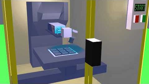 X Y table laser system