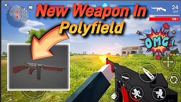 NEW Thompson Gun Gameplay In Polyfield | Polyfield 0.7.3 Update News
