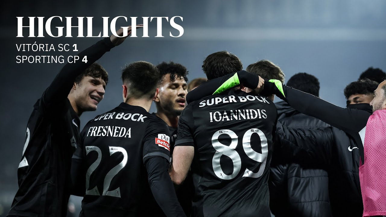 Resumo | Liga Portugal: Vitória SC 1-4 Sporting CP