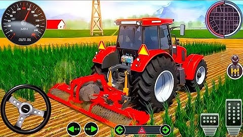 Drive Modern Tractor Farming Game Simulator 3D - New Android Game 2025 - Mobile Gameplay part 2