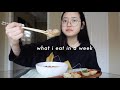 what i eat in a week pt 8 (korean food & realistic)