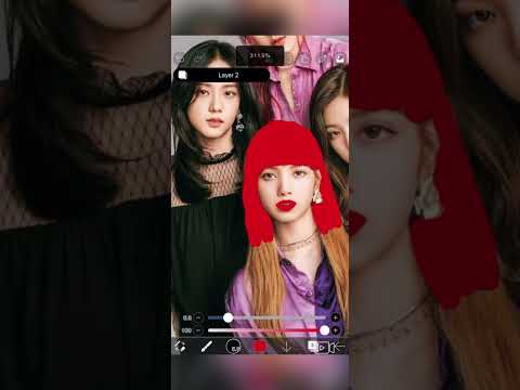 USA Flag on BLACKPINK Member’s Hair!🇺🇸🎨 | Ibis Paint X Blackpink