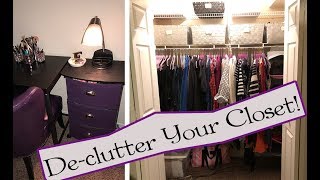 SMALL CLOSET ORGANIZATION | DECLUTTER AND ORGANIZE WITH TARGET & WALMART Let