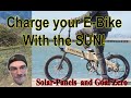 Charge your Ebike / Electric Bike with Solar/Sun - Lectric - Goal Zero