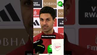 😂#mikelarteta Confident on wining the#epl TITLE RACE #manchestercity#liverpool#arsenal#premireleague