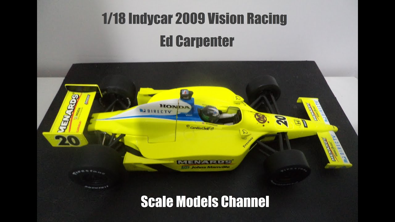 1/18 Indy Collection - 2009 Vision Racing - Ed Carpenter - Diecast Model Cars Collection 118